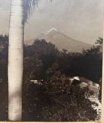 HUGE BREHME ‘Popocatepetl’ MEXICO Volcano Mountain SIGNED Gelatin Silver PHOTO