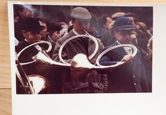 Vintage Photo Hunting France Horse 9X13 Cm 1970