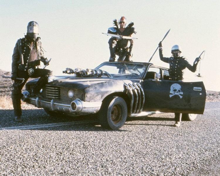 Mad Max Road Warrior Vernon Wells as Wez 1973 Ford Landau Car 16×20 Color Poster