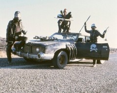 Mad Max Road Warrior Vernon Wells as Wez 1973 Ford Landau Car 16×20 Color Poster
