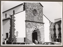 Photo Funchal Madeira – Church Entrance People Street 1960s