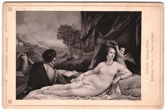 Photograph Unknown Photographer and Place Resting Venus in Picturesque Landscape Nude