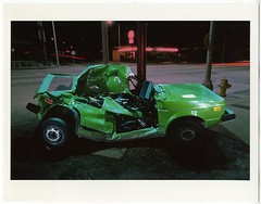 Victor LANDWEBER: Mobil Service, Pasadena, 1978 / VINTAGE Cibachrome / SIGNED!