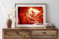 Antelope Canyon Arizona Sunlight Southwestern Slot Canyon Photography Print