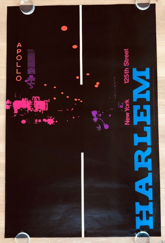 Poster – Peter Teubner – Container Corporation of America 1968 – Harlem New York