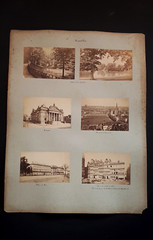 Rare Photo Board City Brussels Late 19th – Early 20th Century Belgium Monuments