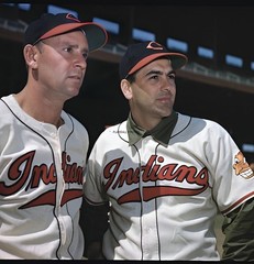 Lou Boudreau & Joe Gordon 8×10 Colorized Print-FREE SHIPPING