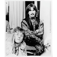 John Lennon and George Harrison Vintage Photo