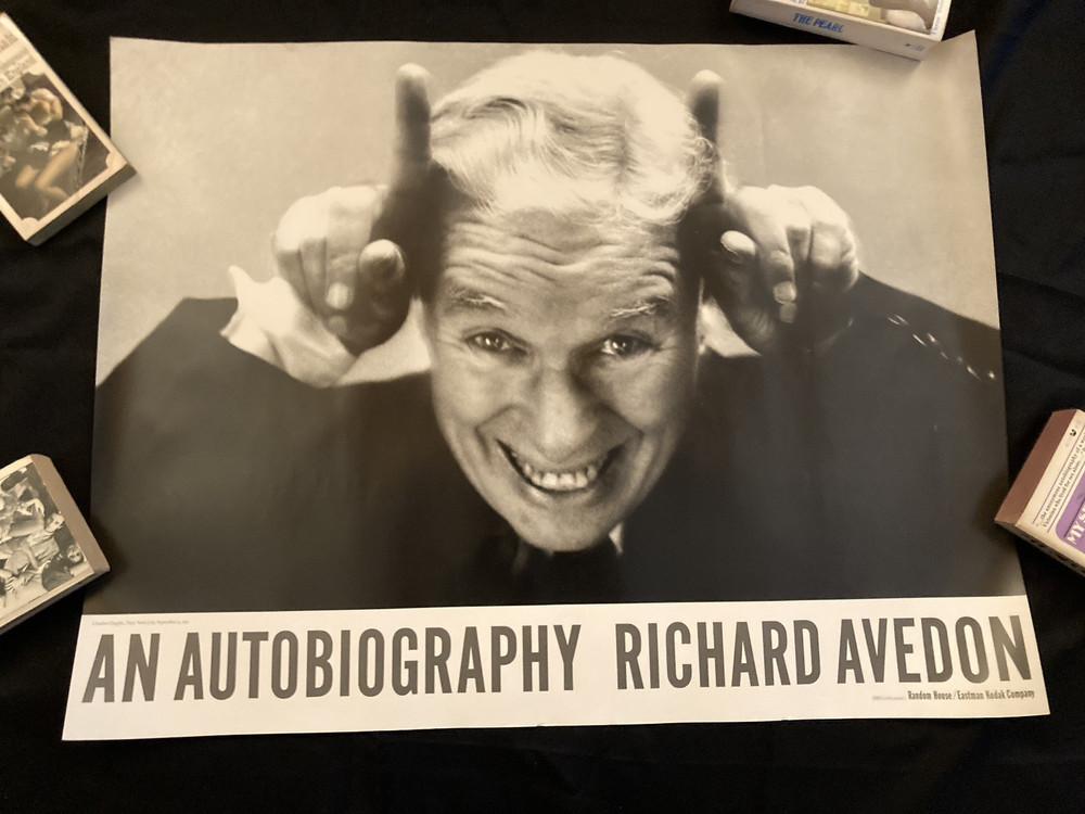 An Autobiography – Richard Avedon – 2 Sided Poster Promoting !993 Book Release,