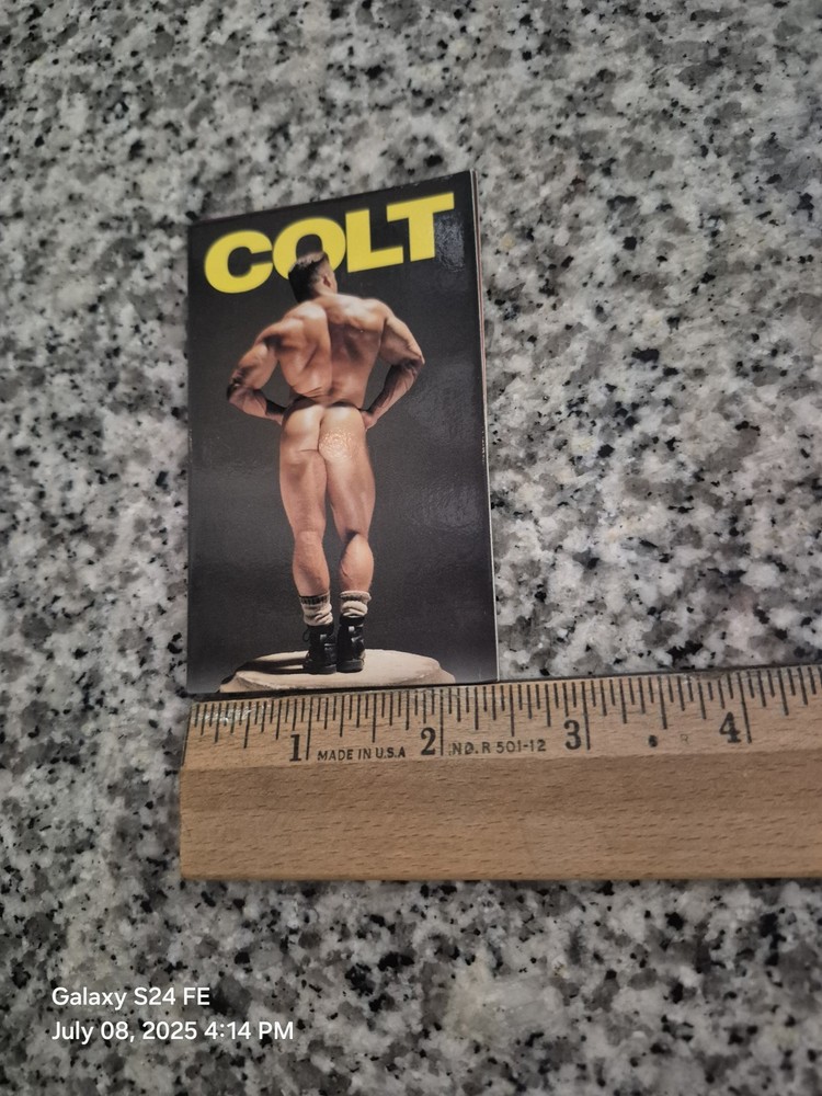 VINTAGE MODEL’S BACK PHOTO BY COLT ART PRINT (1) MAGNET