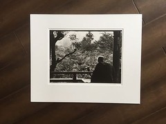BRUCE BLUM SIGNED B&W Photo Print (16″X 20″)-«Visitor to the Great Wall»