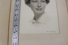 Vintage Joseph Doweran Portrait Photograph Woman Matted Signed Studio Print