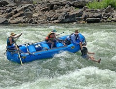 Salmon River Idaho Rafting Traps Rapid Raft #11 7/27/19 Photo Poster Print