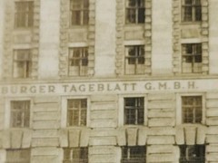 Hans Breuer Photo Hamburg 1938 Silver Bromide Stamped 16.5 Cm X 22.5 Cm