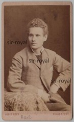 Young Man circa 1870s ~ Man Portrait – Klagenfurt / Beer – Photo CDV