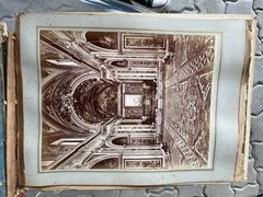 2 Album Photo of Giacomo Brogi Circa 1870 Naples Napoli Italy 25x19cm (3+4)