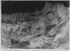 Glass Plate Old Photo Negative 6×9 cm Old Village, France