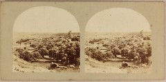 Bethany Jerusalem Earth Saints Circa 1858 Photo Francis Frith Stereo Album