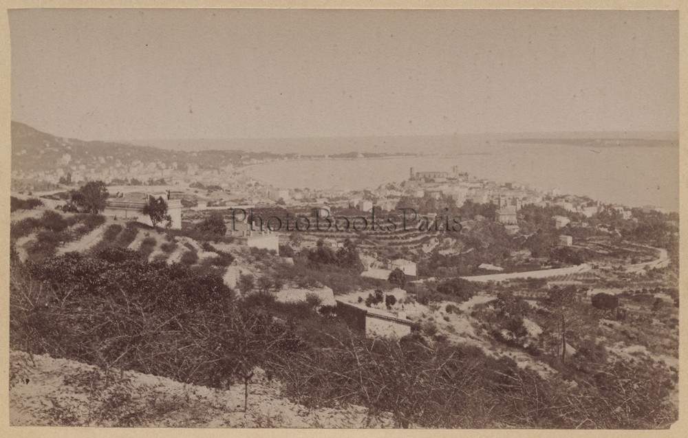 Cannes Côte D’Azur France Tirage Albumin Vintage Albumin Circa 1875