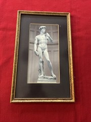 Photo Of David Sculpture: Michelangelo/ Matted And Framed