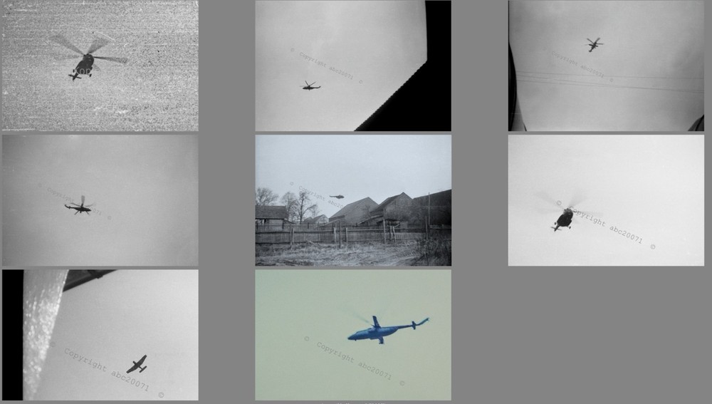 6 + 2 photos print approx. 13×18 cm helicopter Soviet GSSD in GDR #RUS heli