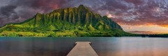 Peter Lik – Island Bliss – 1.5m With Cigar Leaf Frame