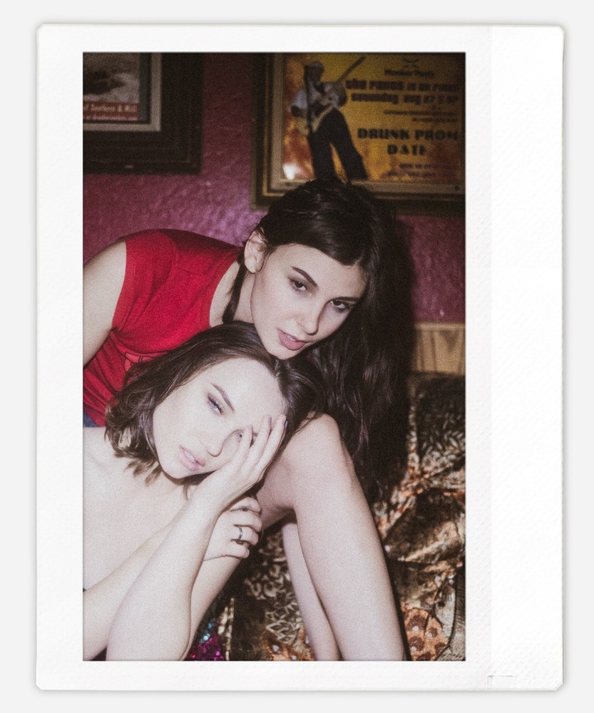 Art Pinup models Cheyanne And Cassidy Instax Wide Instant Film Print