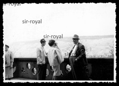 Bingen am Rhein around 1960 – People at the Rochus Chapel – Photo 10x7cm