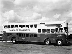 Photo Art Print of Santa Fe Trailways Victory Liner Bus in 1942