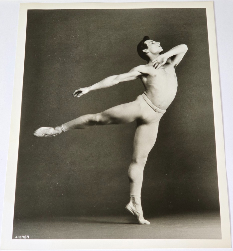 THE JOFFREY BALLET 8×10 HERBERT MIGDOLL PRESS PHOTO RIMA CORBEN DANCE 10″ MALE