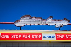 Stuckeys Gas Station Midwest Americana Sign Metal Art Print Wall Hanging Photo