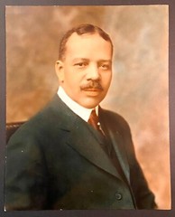 RARE VINTAGE 1905 JAMES WELDON JOHNSON STUDIO PHOTOGRAPH + HAND-TINTED