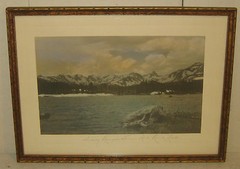 EBEN FINE *RED ROCK LAKE* ROCKY MOUNTAINS PHOTO – IMPORTANT BOULDER PHOTOGRAPHER