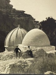 Large Photo Print Signed Black & White 1952 Two Domes Landscape