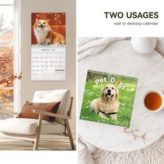 Ospelelf 2026-2027 Wall Calendar 12″X12″, 18 Months Hanging Calender, Spiral …
