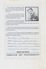 Randy Jay Brown SIGNED Hawaiian Art Photography 10″