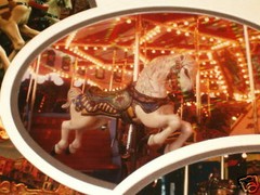 WESSALE PHOTO COLLAGE 16 x 20 MERRY GO ROUND DENTZEL HORSES CAROUSEL MATTED