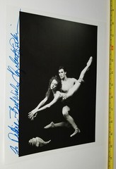 JOFFREY BALLET SIGNED 8×10 PRESS PHOTO ELIZABETH PARKINSON DANCE BALLERINA VTG