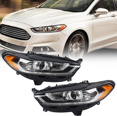 for Ford Fusion Headlight Assembly 2013 2014 2015 2016 Halogen Projector Headlam