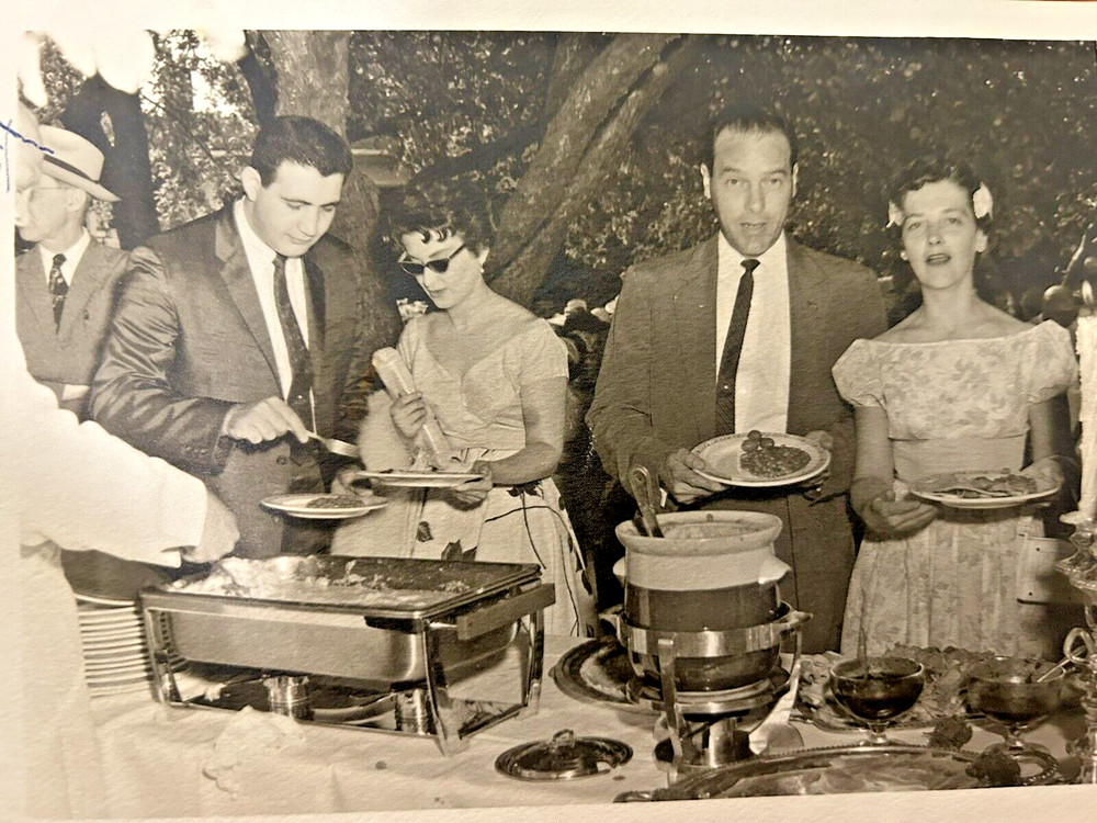 Arthur Gray Standard Oil Photographer Cleveland Ohio Americana People at Buffet!