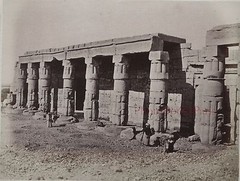 Egypt Karnak Photo Albumen Small Format 10x13cm Circa 1880