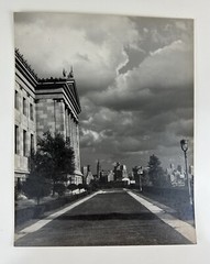 VTG Large Black & White Photograph Photography Print Historic Street Landscape