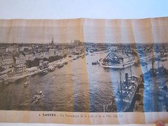 3 OLD FRENCH PHOTOGRAPHS – FRANCE – HEAVY PAPER – 24″ X 9″ – TUB RH-7