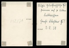 2 Schöne Studenten Portraits unbekannter Verbindung von 1930 – Foto-AK 11x15cm