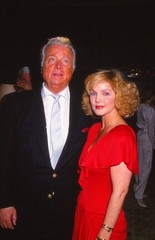 Dia Priscilla Presley and Hall Bartlett 1988 KB Format Photographer P9-5-5-3