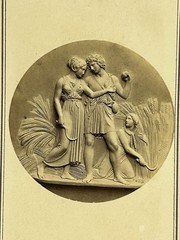 Bertel Thorwaldsen Youth Or Summer Relief Sculpture CDV Cart De Visite