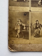 Rare Unusual Photo Cabinet Card Catalog Clara Ziegler 1880s Raschkow Germany
