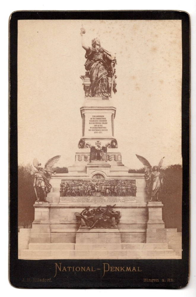 Photography CAB Niederwald monument Bingen Rhine J.B. Hilsdorf Circa 1890 (125)