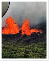 2018 Kilauea Volcano Fissure 22 Lava Fountains Silver Halide Photo