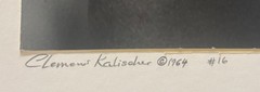 Original CLEMENS KALISCHER ‘Sarkej, India’ GIRL w 4 Boys SIGNED Gelatin PHOTO